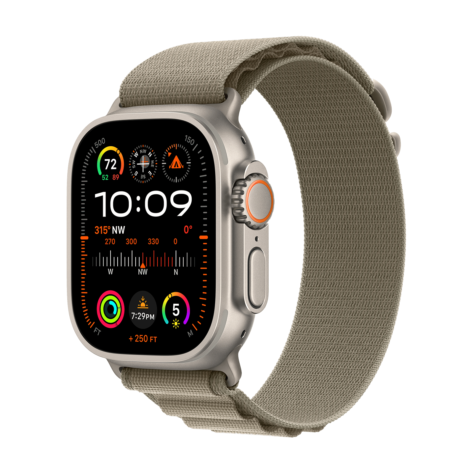 Buy Apple Watch Ultra 2 with Olive Alpine Loop 49mm Retina LTPO